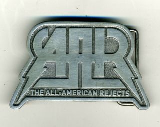 2010 Aar All American Rejects Belt Buckle 3.  5 Inches And Heavy