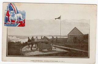 Canada Pei - Prince Edward Island - Charlottetown - Fort Edward - Patriotic Pc -