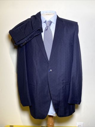 Vintage Rare Lebaron California 2 Pc Suit W/ Turn Back Cuffs Men’s 42l 35x34