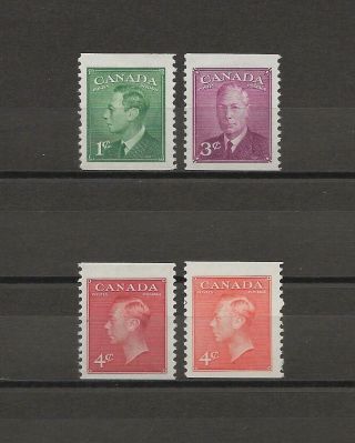 Canada 1949 - 51 Sg 422b/23c Mnh Cat £29