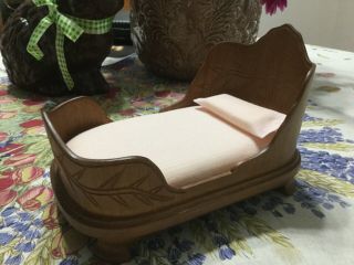 Concord Miniatures Dollhouse Sleigh Bed