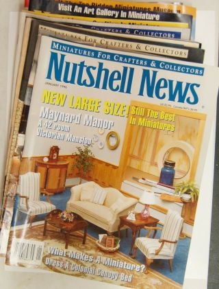 1996 Nutshell News,  All 12 Issues,  1st Year W/new Large Size,  Vg