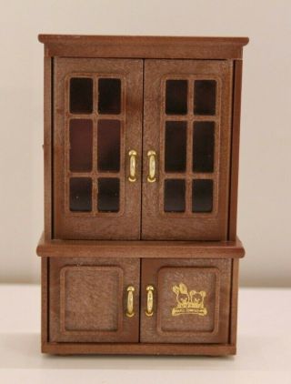 1986 Bandai Maple Town Story Dining Room China Cabinet Hutch Furniture Kitchen