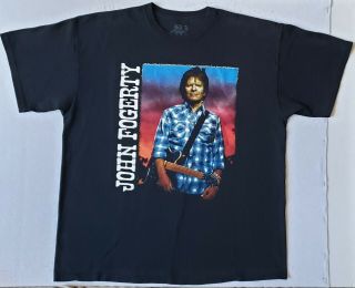 John Fogerty Wrote A Song For Everyone Tour 2014 Size 2xl Black T - Shirt