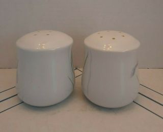 Corelle Shadow Iris Salt And Pepper Shakers,  Squat,  Smooth,  Corning Ware 2