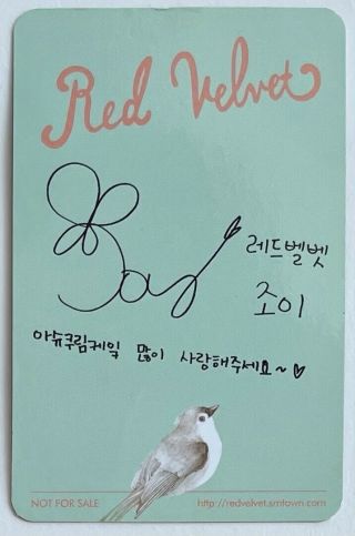 Red Velvet Joy Ice Cream Cake Photocard 2