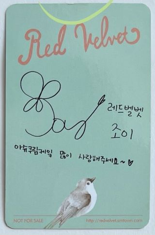 Red Velvet Joy Ice Cream Cake Photocard 3