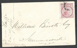 1871 Qv Canada/prince Edward Island 2d " Summerside " Cover,  Sg28