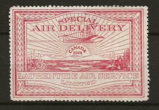 Canada Special Delivery 1924 Special Air Delivery (more Below)