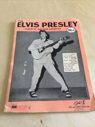 1956 The Elvis Presley Album Of Juke Box Favorites W/songs & Photos