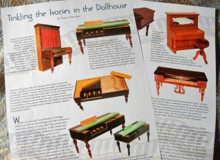 4p History Article - Antique Tynietoy & German Doll House Piano Miniatures