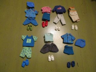 26 T 7 Tommy Outfits Shirts,  Pants And Shoes