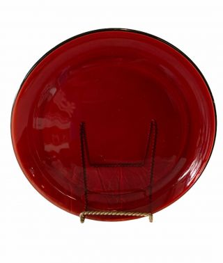 Vtg Anchor Hocking Royal Ruby Red Dinner Plate (s) 9 1/8 "