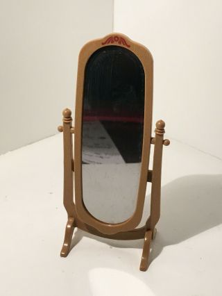 Vintage Tomy Dollhouse Furniture Standing Mirror 26