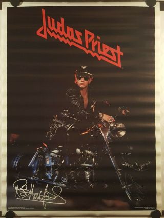 Judas Priest 1982 Rob Halford Bi - Rite Poster Approx 23 1/2 X 32