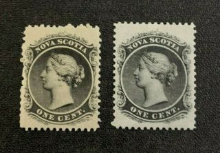 Nova Scotia Stamp 8 - 8a Never Hinged