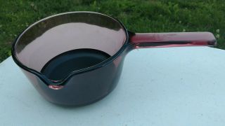 Vision Cranberry Rose Pink Pan 1 Liter Handled Pour Spout Non - Stick Bottom 18
