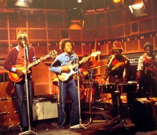 Bob Marley Reggae Wailers Clipping Old Grey Whistle Test Color Live Photo 1973