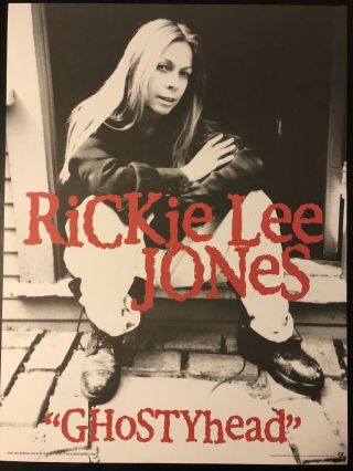 Rickie Lee Jones Ghostyhead 1997 Promo Poster 18x24 Near
