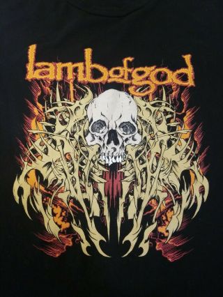 Lamb Of God Resolution 2013 T - Shirt Xl