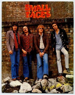 Small Faces Steve Marriott Kenney Jones The Who 1977 Programme