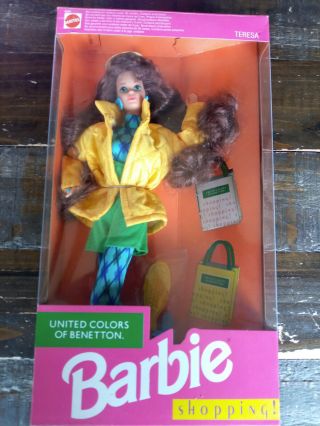 Mattel Barbie Teresa United Colors Of Benetton Shopping Vintage 4080 Rare,