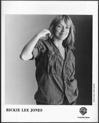 Rickie Lee Jones 1980s Warner Bros.  Records Promo Photo