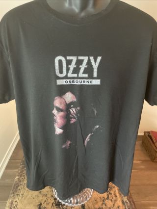 Ozzy Osbourne No More Tours 2 2018 Concert Tour Shirt Black Double Side Mens L