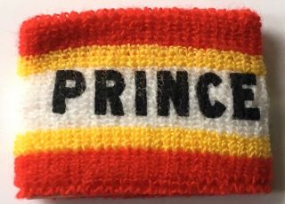 Prince - Old Og Vintage 1980`s Printed Sweatband/ Wristband