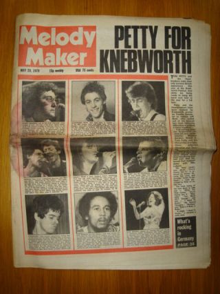 Melody Maker 1978 May 20 Tom Petty Marley Ian Dury