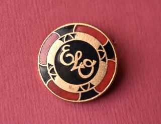 Vintage Electric Light Orchestra Pin Badge Rock Music Band Elo