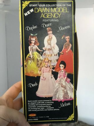 Vintage - Dawn Model Agency MAUREEN/DENISE/DINAH - Topper Toys 5