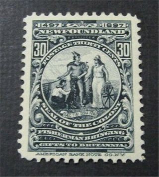 Nystamps Canada Newfoundland Stamp 72 Og H Un$75 Vf L9y3130
