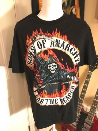 Sons Of Anarchy Officially Licensed Graphic Tee Men/women Black Size Large