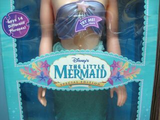 Disney Special Edition My Size Talking Ariel Doll RARE MERMAID 4