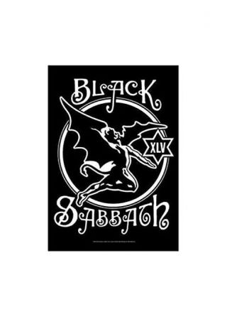 Black Sabbath Textile Poster Fabric Flag Daemon