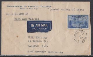 Newfoundland Scott C19 Fdc - 1943 Airmail Issue