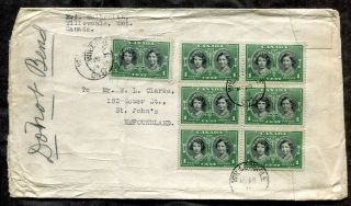 P862 - Willowdale (toronto) 1939 Hardware Store Cover To Newfoundland - 7c Rate ✉