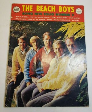 The Beach Boys Song Hits Folio Number 2 California Surf Sheet Music