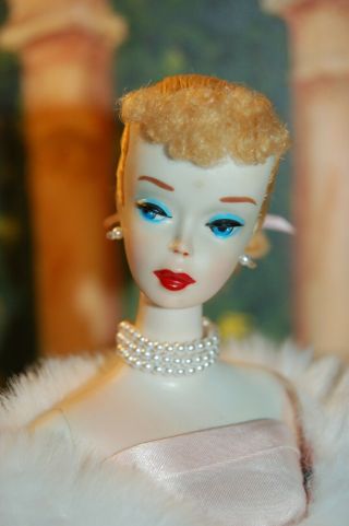 Vintage Mattel 1960 Tm Barbie Doll 850 Blond Ponytail 3 Dressed