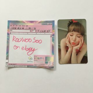 Red Velvet Wendy Photocard Russian Roulette Official Kpop