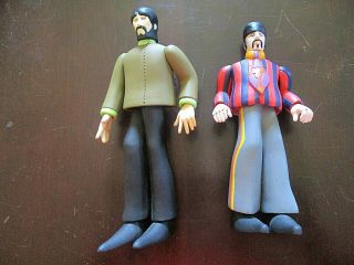 2 - 1999 Beattles Yellow Submarine Mcfarlane Toys,  Ringo Starr & George Figurines