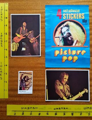 Steve Marriott (humble Pie Small Faces) Old Cards,  Wrapper Panini Monty Gum