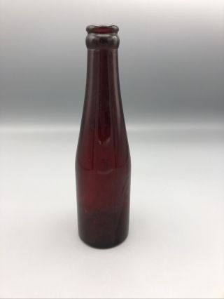 Royal Ruby Anchorglass - Anchor Hocking 8 " Tall Tapered Shoulder Beer Bottle