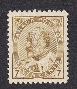 Canada 1903 7c Olive Hinged