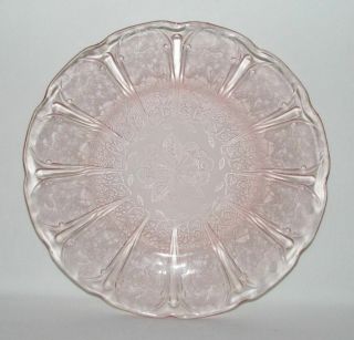 Jeannette Glass CHERRY BLOSSOM Pink Dinner Plate 2