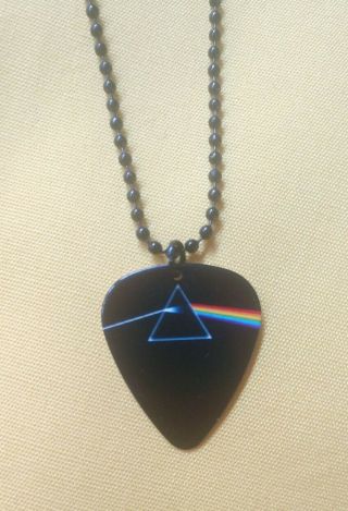 Pink Floyd Dark Side Of The Moon Guitar Pick Necklace -