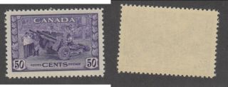 Mnh Canada 50 Cent Munitions Stamp 261 (lot 16653)