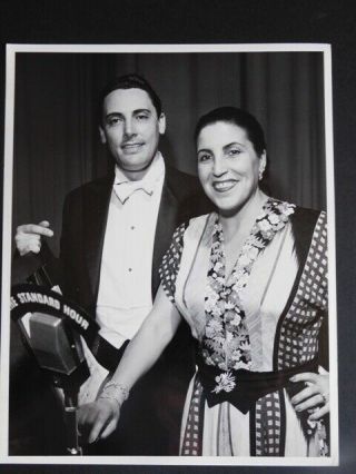 Opera Singers Licia Albanese & Mario Del Monaco 1940 