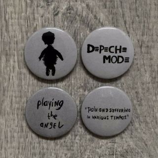Depeche Mode - Official Playing The Angel Promo Pin Badge Set